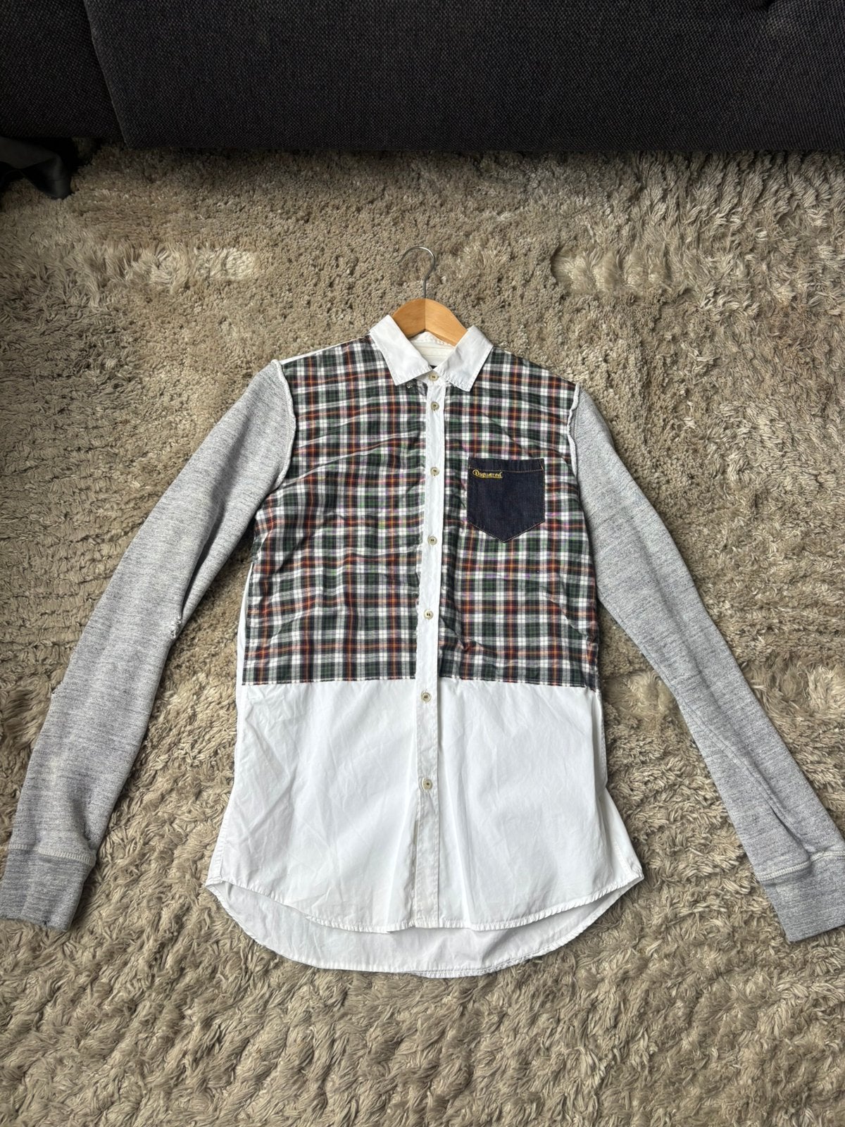 Dsquared2 Blouse Maat M, Verzenden, Zo goed als nieuw, Blauw