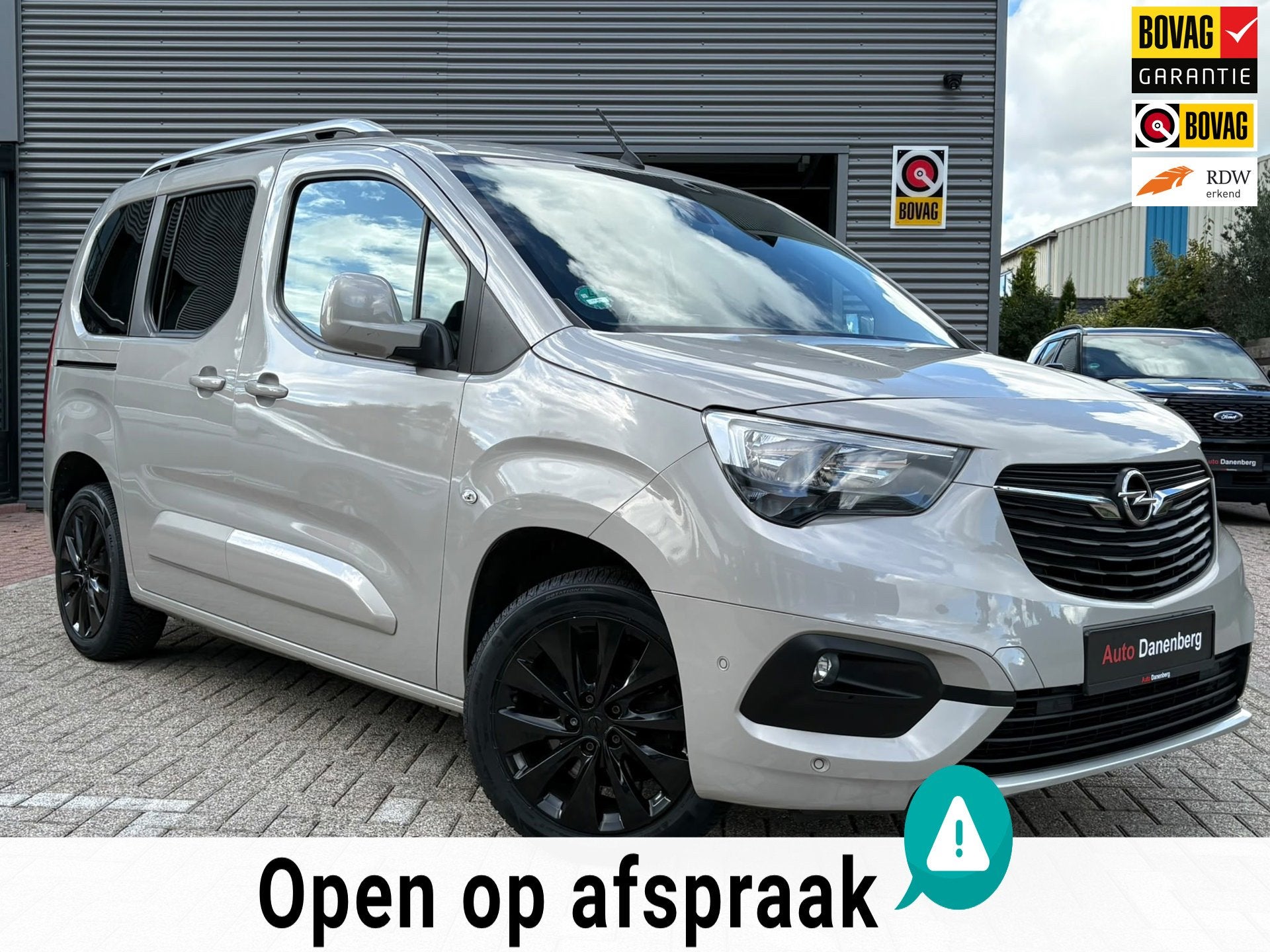 Opel Combo Life 1.2 turbo, Dealer onderhouden, Stof, Wit, Origineel Nederlands