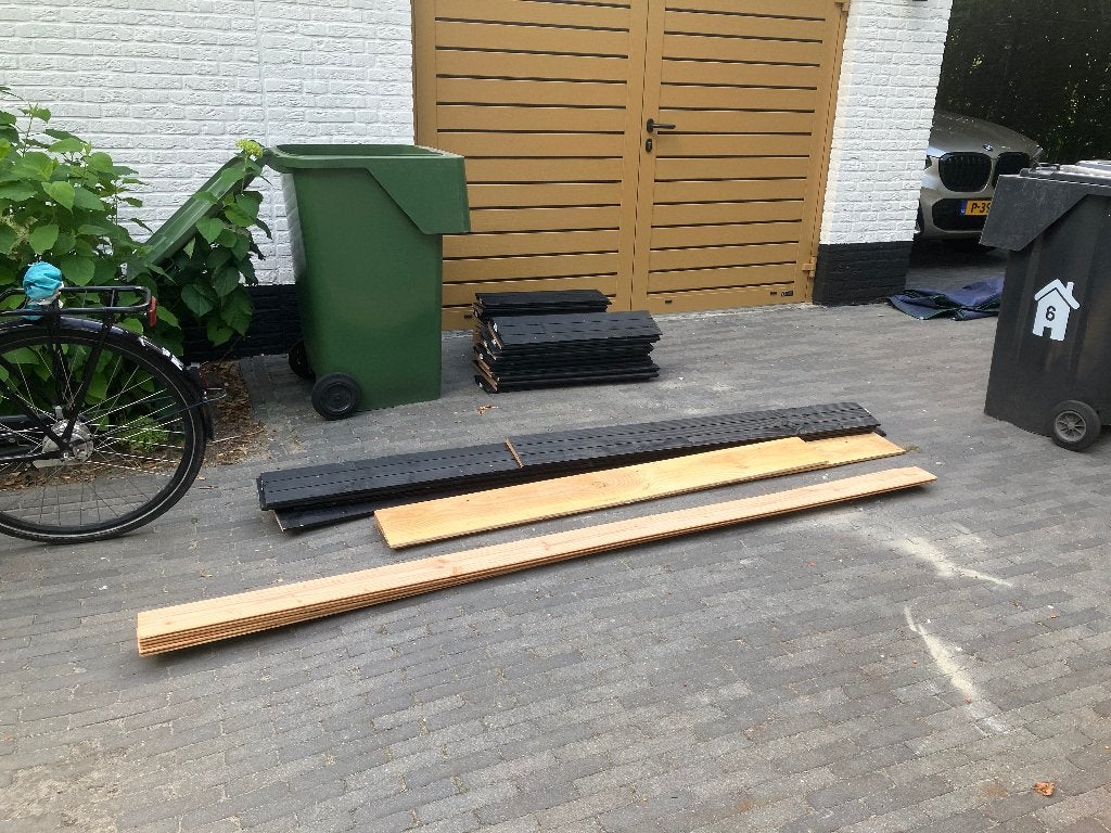 restant Douglas/Rabat hout voor een prikkie, Ophalen, Minder dan 25 mm, Nieuw, Plank