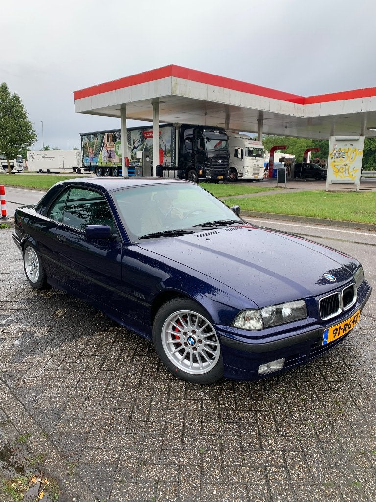 BMW 3-Serie 1.8 I 318 Cabriolet E2 1996 Blauw, foto 7