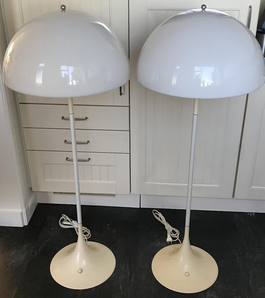 2 vloerlamp lampen Louis Poulsen Verner Panton Panthella, Huis en Inrichting, Gebruikt, Ophalen of Verzenden, Nvt, Nvt