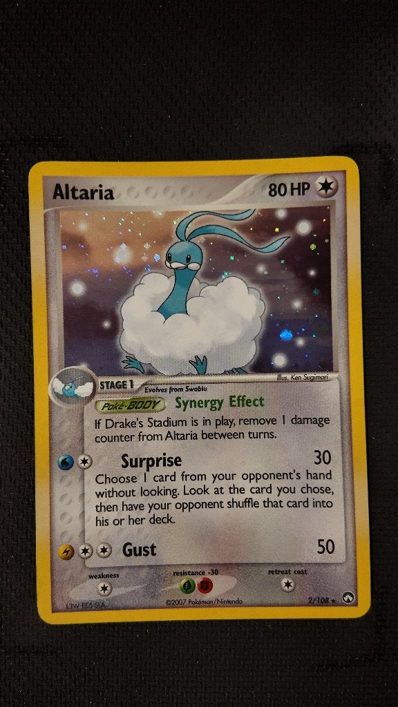 Altaria 1 2 Power Keepers | Pokemon kaart, Ophalen, Zo goed als nieuw, Losse kaart, Foil