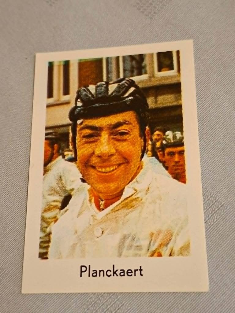 Prentje/Chromo : Willy Planckaert, Verzenden, Zo goed als nieuw, Overige sporten, Poster, Plaatje of Sticker