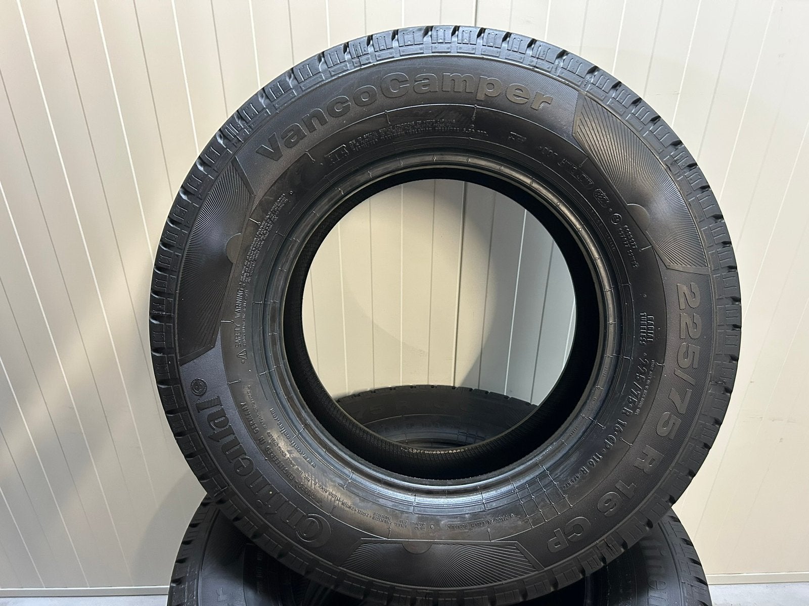 225 75 16 CP Continental Vancocamper 4ST 2024/2021, Ophalen, Gebruikt, 16 inch, Continental