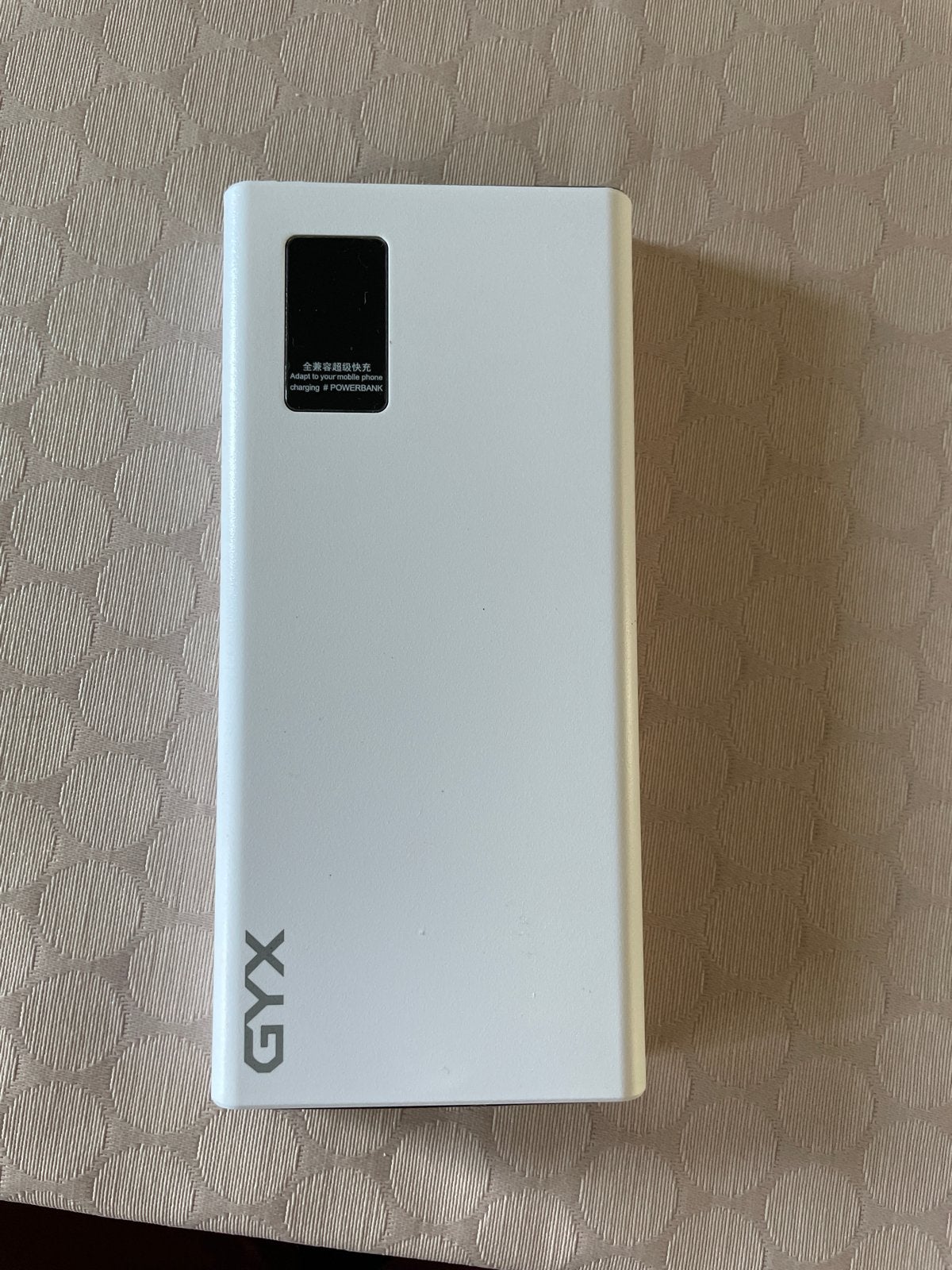 GYX Powerbank 10000mAh met display - Wit, Telecommunicatie, Ophalen of Verzenden, Nieuw