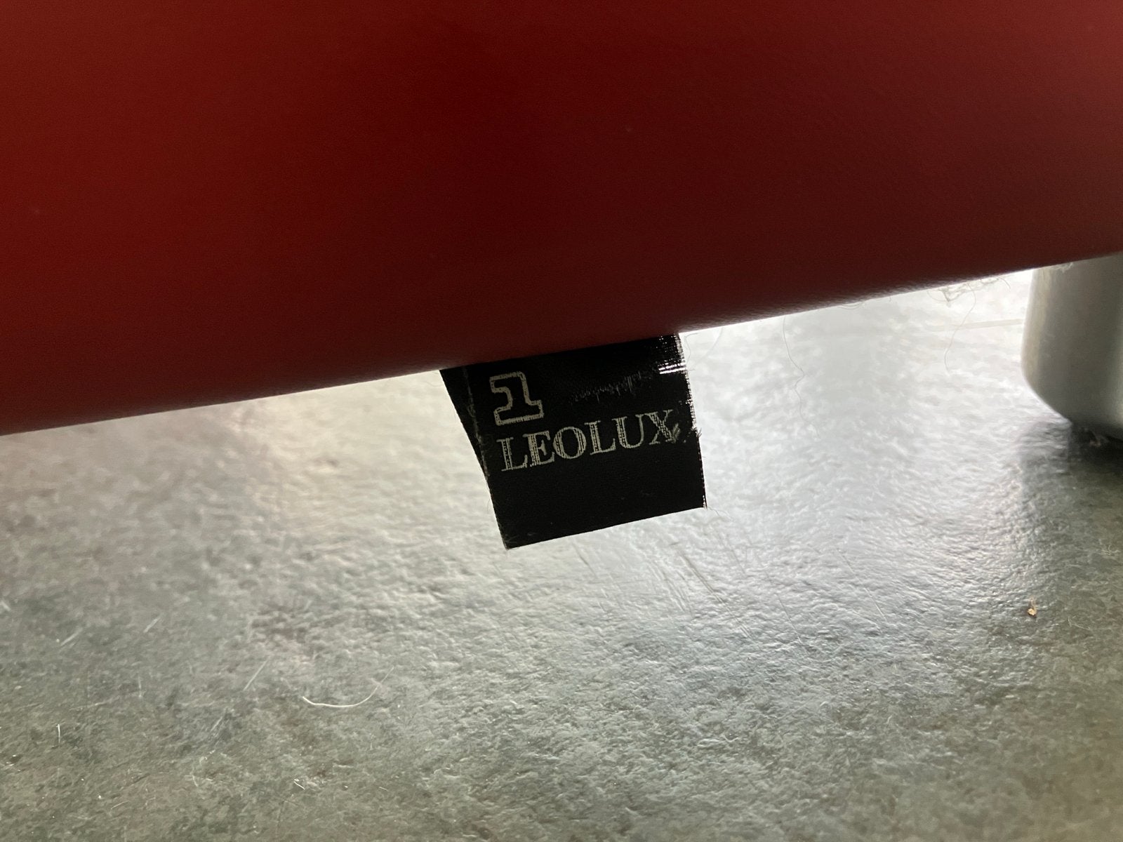 2 Leolux Excalibur stoelen - Rood leer, Huis en Inrichting, Fauteuils, Ophalen, Gebruikt, Leer, 75 tot 100 cm