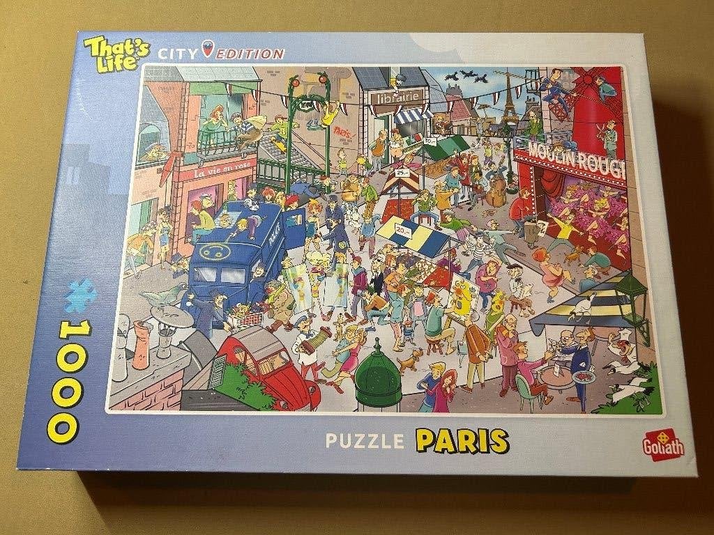 that's life city editon paris, Ophalen of Verzenden, 500 t/m 1500 stukjes, Zo goed als nieuw, Legpuzzel