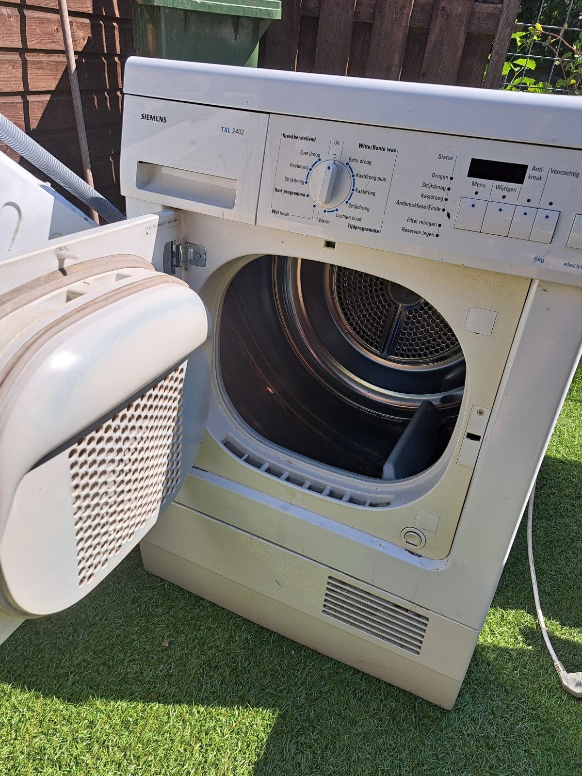 Siemens TXL 2402 condens Wasdroger - Goed Werkend, Witgoed en Apparatuur, Wasdrogers, Ophalen, 6 tot 8 kg, Gebruikt, 85 tot 90 cm