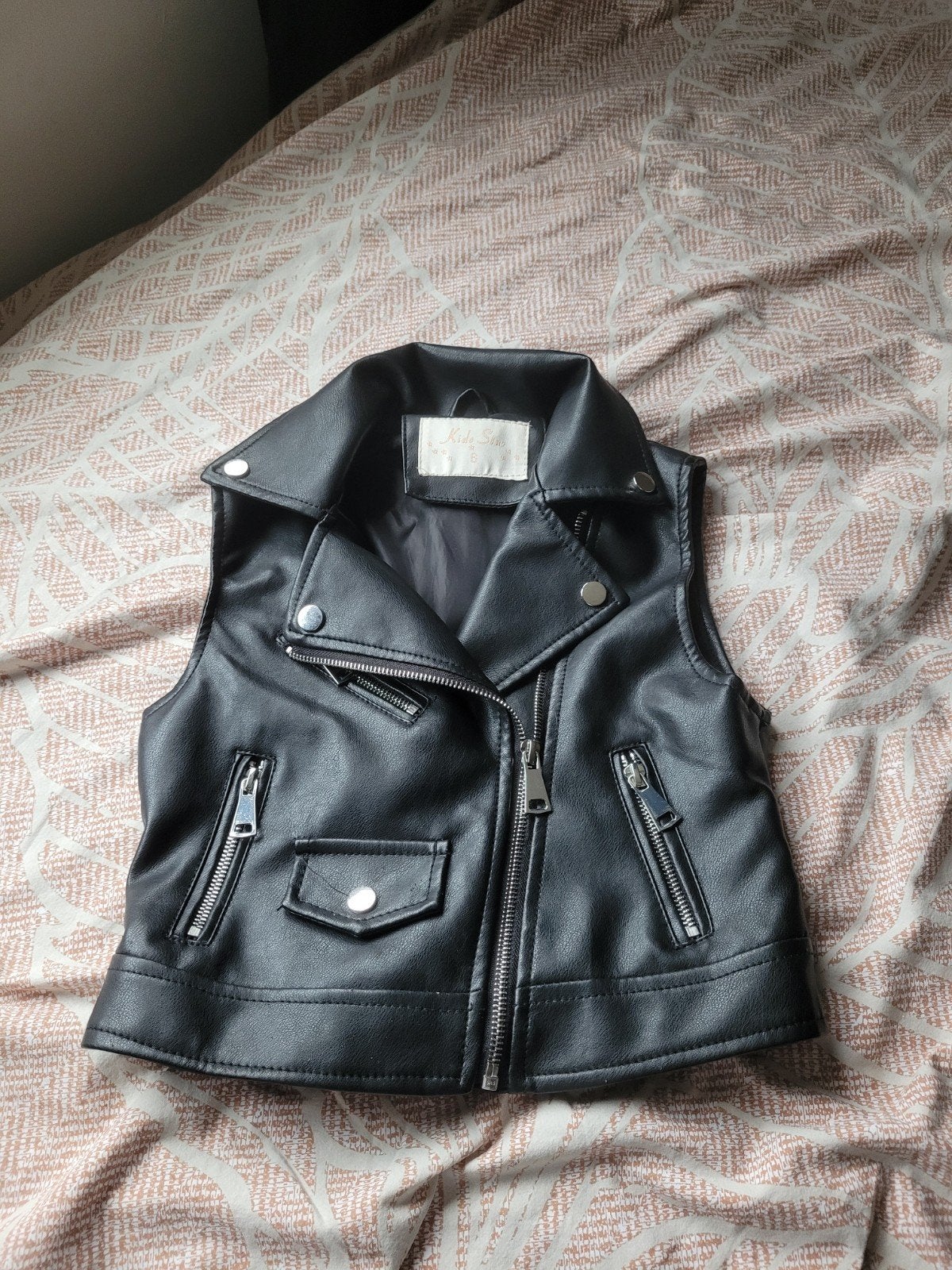 Stoer zwart gilet voor meisjes - Kids Star, Ophalen of Verzenden, Zo goed als nieuw, Kids Star, Meisje