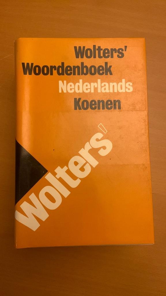 Wolters’ woordenboek Nederlands Koenen, Ophalen of Verzenden, Zo goed als nieuw, Koenen of Wolters, Nederlands