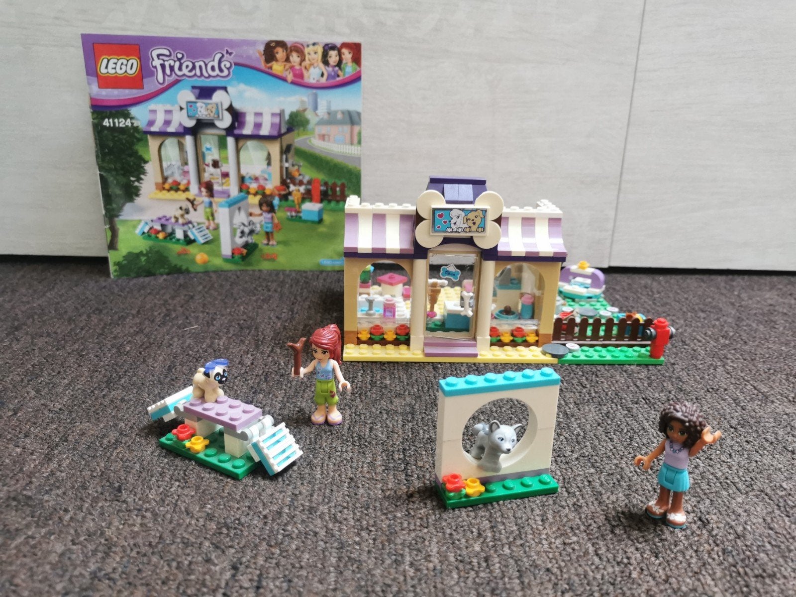 LEGO Friends 41124 Puppy Opvangcentrum, Ophalen of Verzenden, Zo goed als nieuw, Overige merken