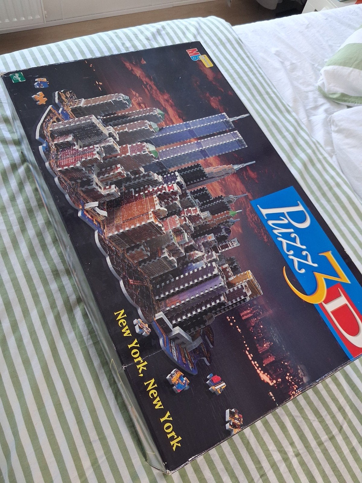 MB Puzz 3D New York, New York - 3141 stukjes, Ophalen, Zo goed als nieuw