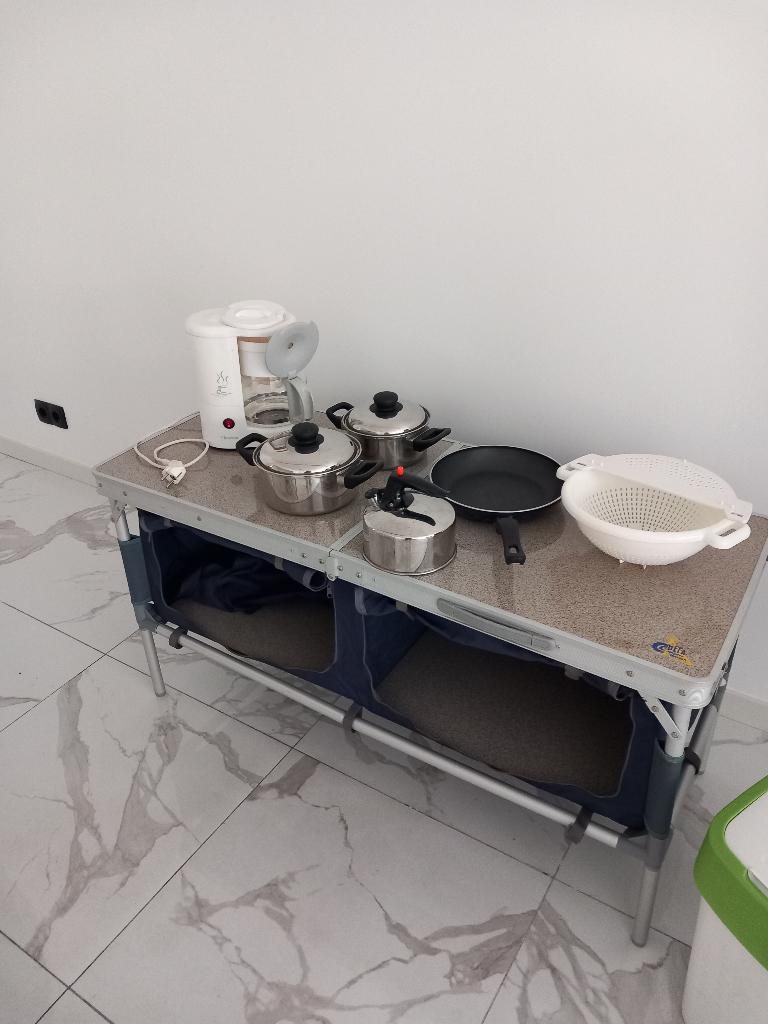Campingservies, Ophalen, Gebruikt