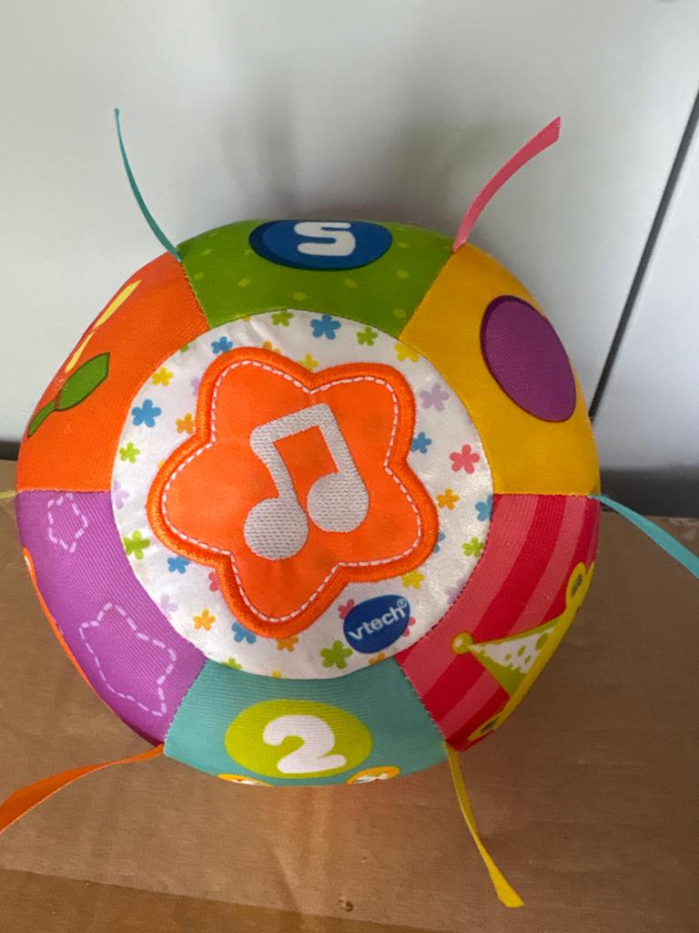 Vtech Knuffel & Leer Bal - Interactief Speelgoed met Geluid, Ophalen of Verzenden, Gebruikt, Overige typen, Met geluid