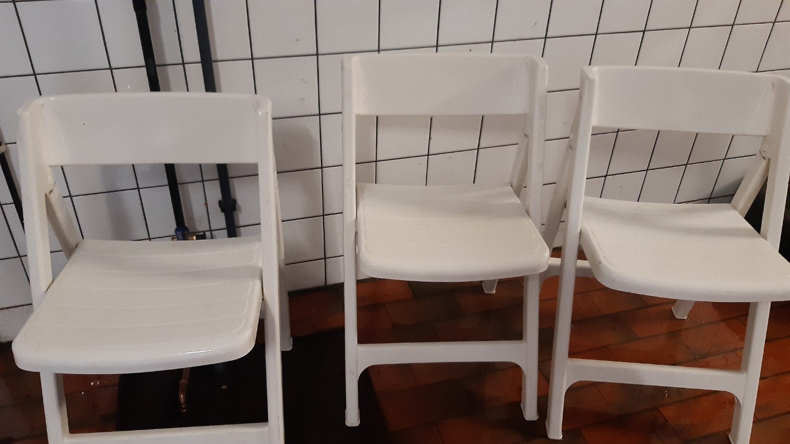 3 Tuinstoel inklapbaar merk Flair, Ophalen, Kunststof, Inklapbaar