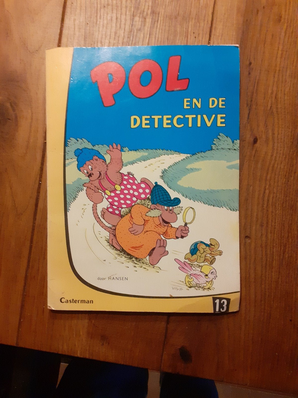 Pol en de Detective - Stripboek Casterman, Ophalen of Verzenden, Gelezen, Hansen, Fictie algemeen