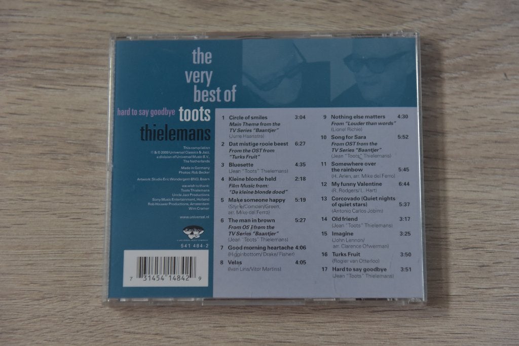 TOOTS THIELEMANS -- THE VERY BEST OF featuring Rogier van Ot, Verzenden, Zo goed als nieuw, Easy listening, Verzamelalbum