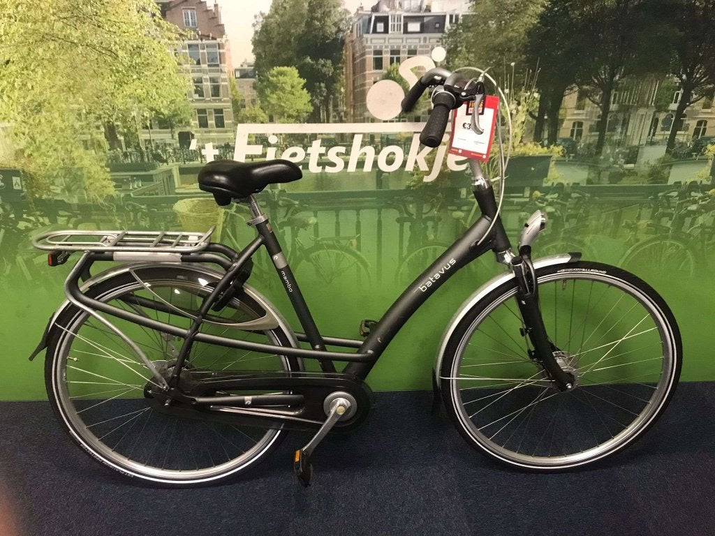 Fietshokje Raaks :  Batavus Mambo Damesfiets Zwart 53cm, Fietsen en Brommers, Overige merken, Raaks Fietsen, (Extra) lage instap
