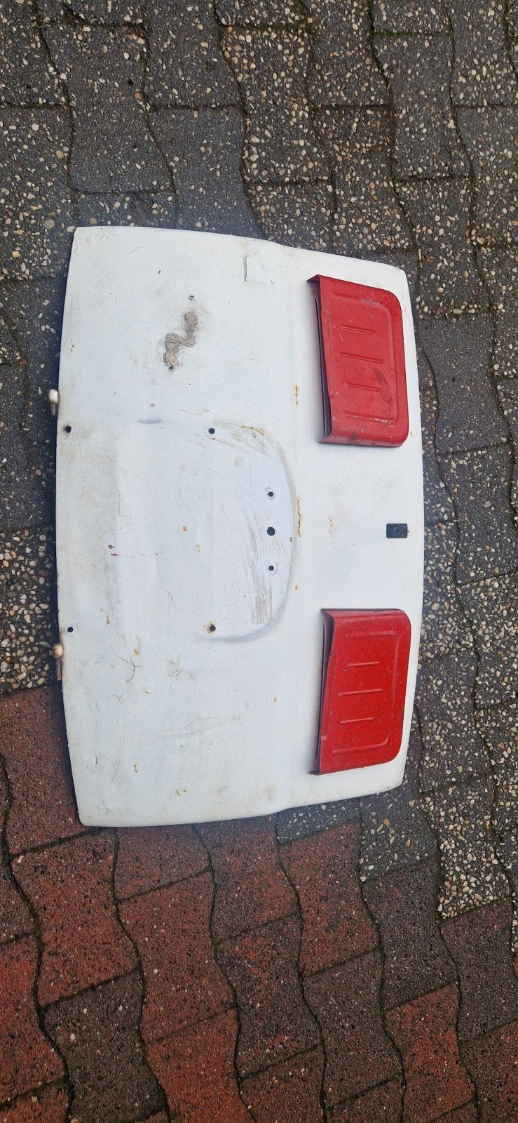 Fiat 500 oldtimer, afdekkapjes voor op de achterop de motor, Ophalen of Verzenden, Voor, Fiat, Motorkap