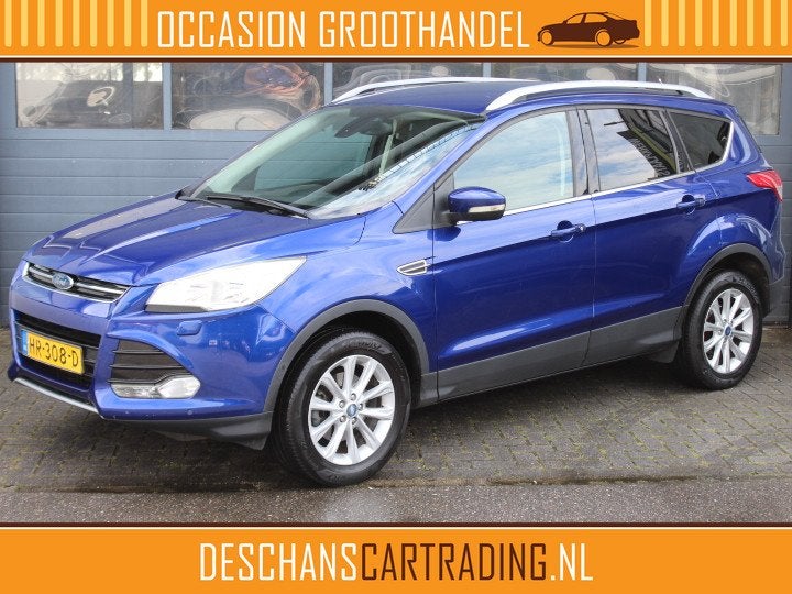 Ford Kuga 1.5 Titanium Climatecontrol, Cruise, Navi, Camera,, Euro 6, 4 cilinders, Blauw, Origineel Nederlands