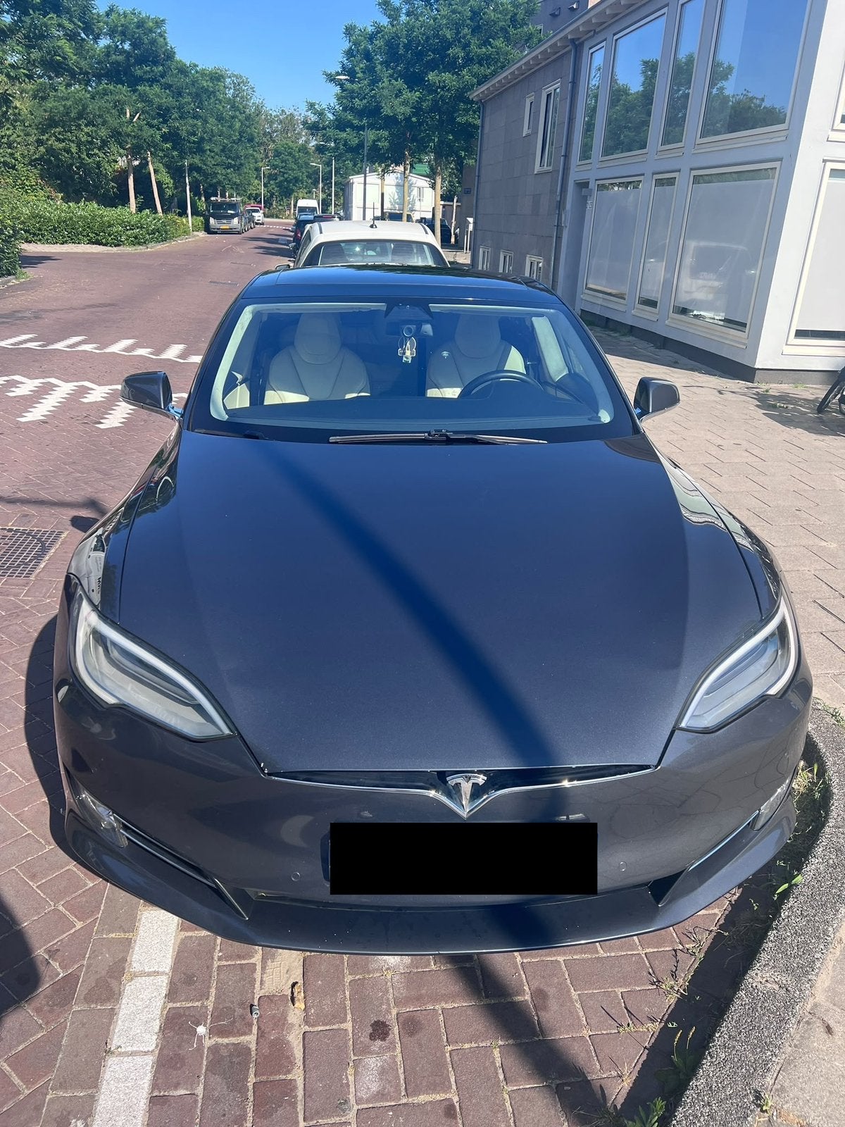 Tesla model s 100d long range, 0 cilinders, Parkeerassistent, Model S, Leder