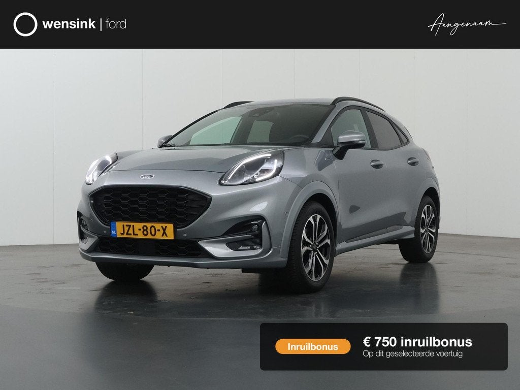 Ford Puma 1.0 EcoBoost Hybrid ST-Line X | Winterpakket | Cru, Auto's, Ford, Automatische klimaatregeling, Leder en Stof, 23 km/l