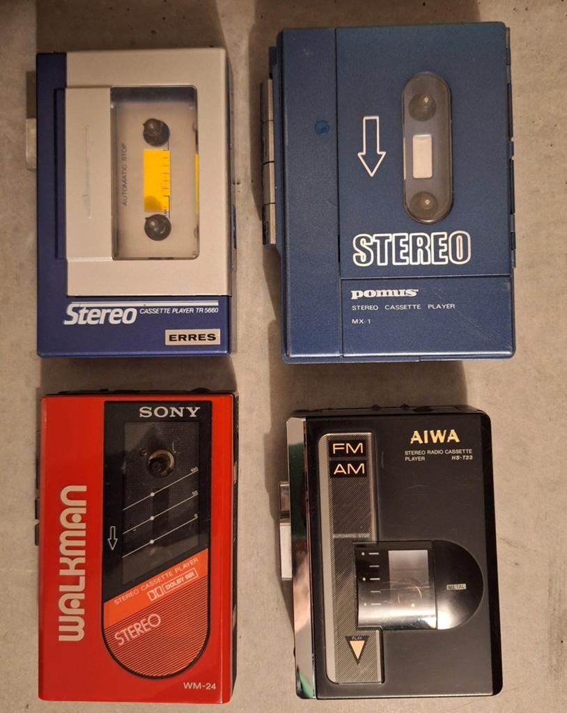 Walkman Sony Aiwa Erres Pomus | Lees! | EMG, Audio, Tv en Foto, Ophalen of Verzenden, Walkman