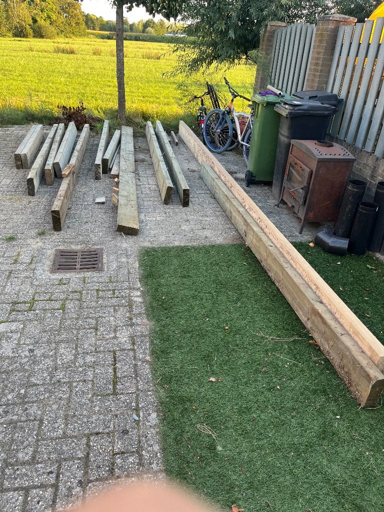 Balken, Gebruikt, Balk, Vuren, Ophalen