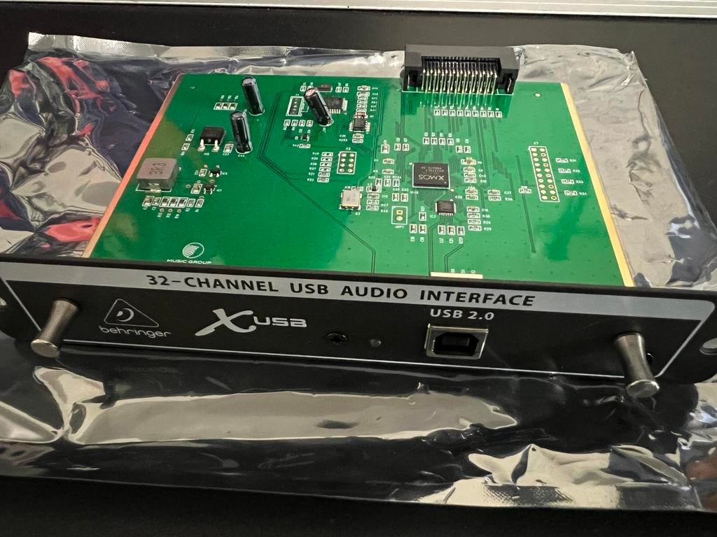 Behringer X-USB kaart voor X32/M32, Ophalen of Verzenden, Nieuw, 20 kanalen of meer