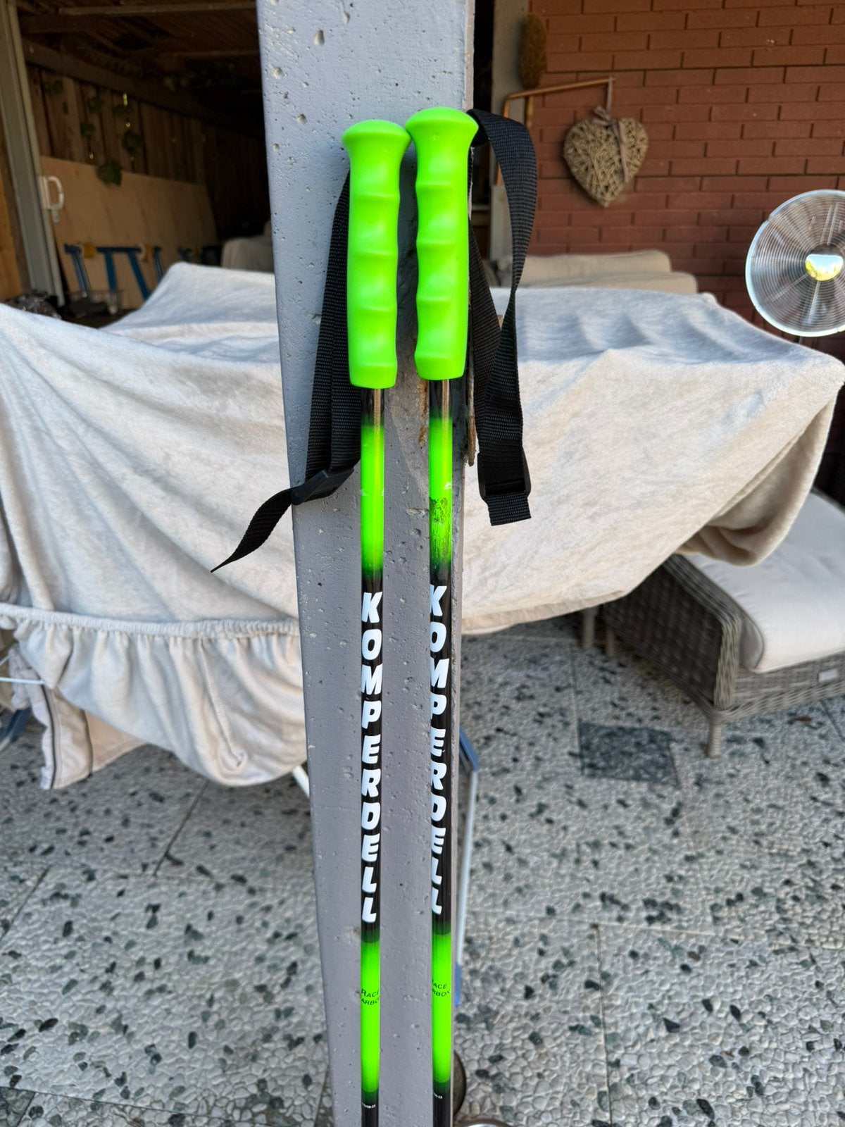 Comperdell skistokken, Sport en Fitness, Skiën en Langlaufen, Overige merken, Stokken, 100 tot 140 cm, Ophalen of Verzenden