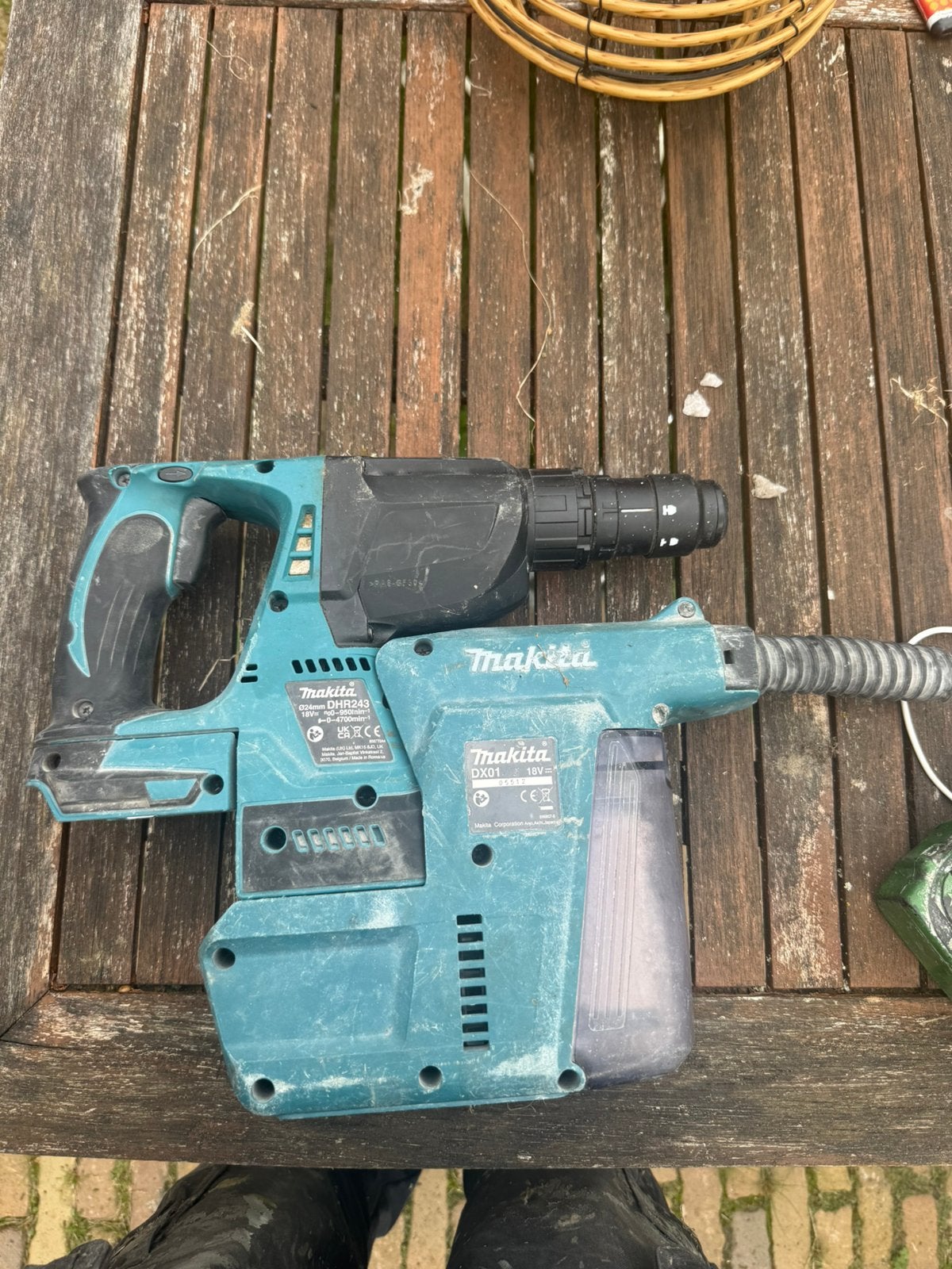 Makita klopboormachine met afzuiging, Ophalen, Zo goed als nieuw