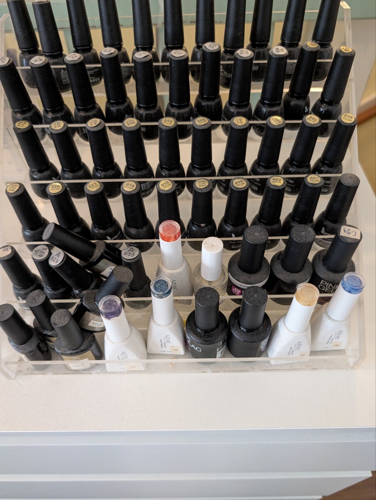 Grote collectie nagellak en gelnagellak met display, Ophalen of Verzenden