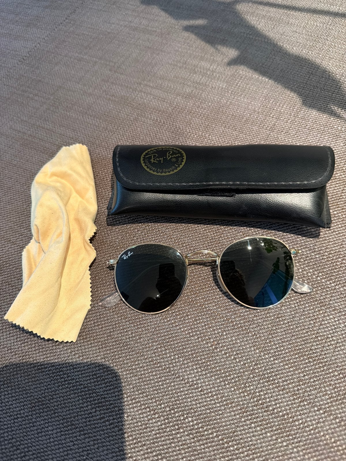 Nieuwe Ray-Ban zonnebril met etui en doekje, Ophalen, Zonnebril, Zwart, Nieuw