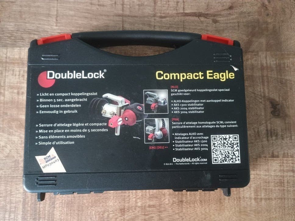 DoubleLock Compact Eagle SCM gekeurd koppelingsslot, Ophalen, Nieuw