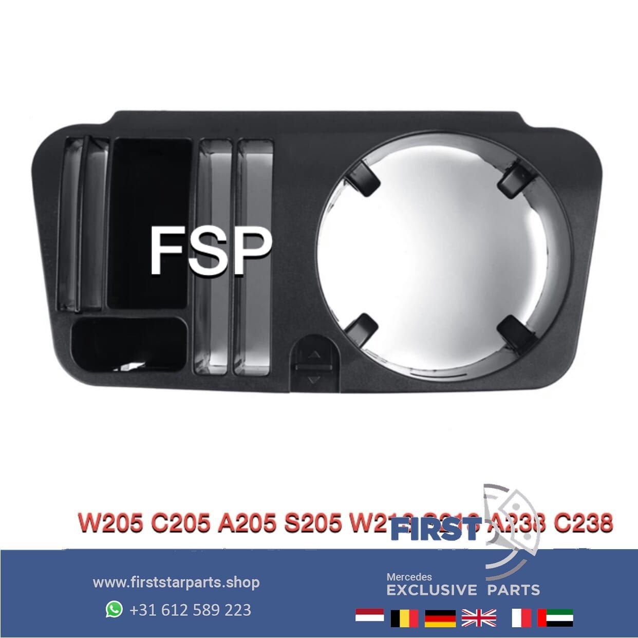 W205 W213 W238 W253 BEKERHOUDER / TELEFOONHOUDER Mercedes C, Gebruikt, -, Ophalen of Verzenden, -