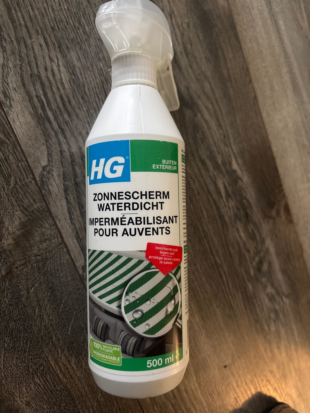 5x HG Zonnescherm Waterdicht Spray 500ml - Nieuw, Tuin en Terras, Zonneschermen, Ophalen, Nieuw, Overige typen