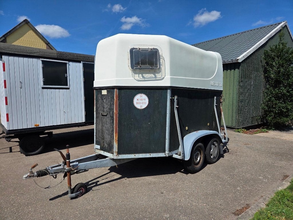 Westeria 2 paards trailer opknapper, Ophalen, Gebruikt, Hout, 2-paards trailer