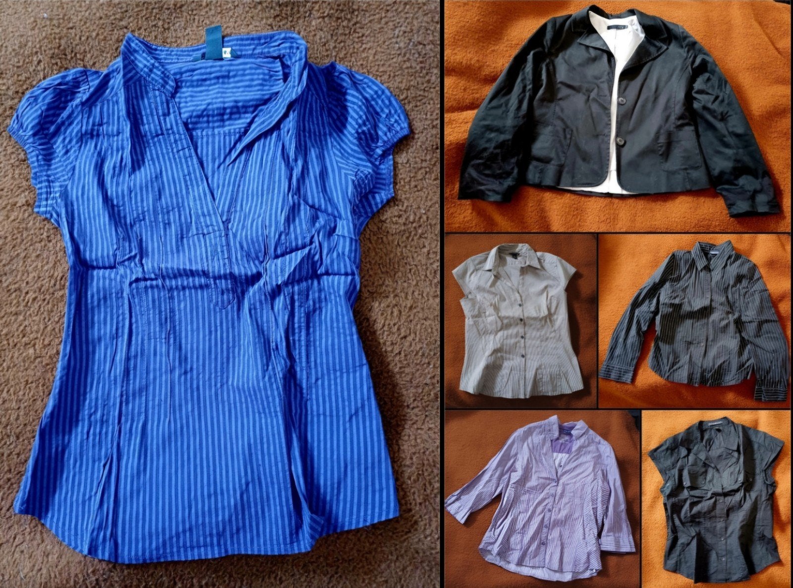 Nette kleding: blouses + colbert diverse maten., Ophalen, Zo goed als nieuw