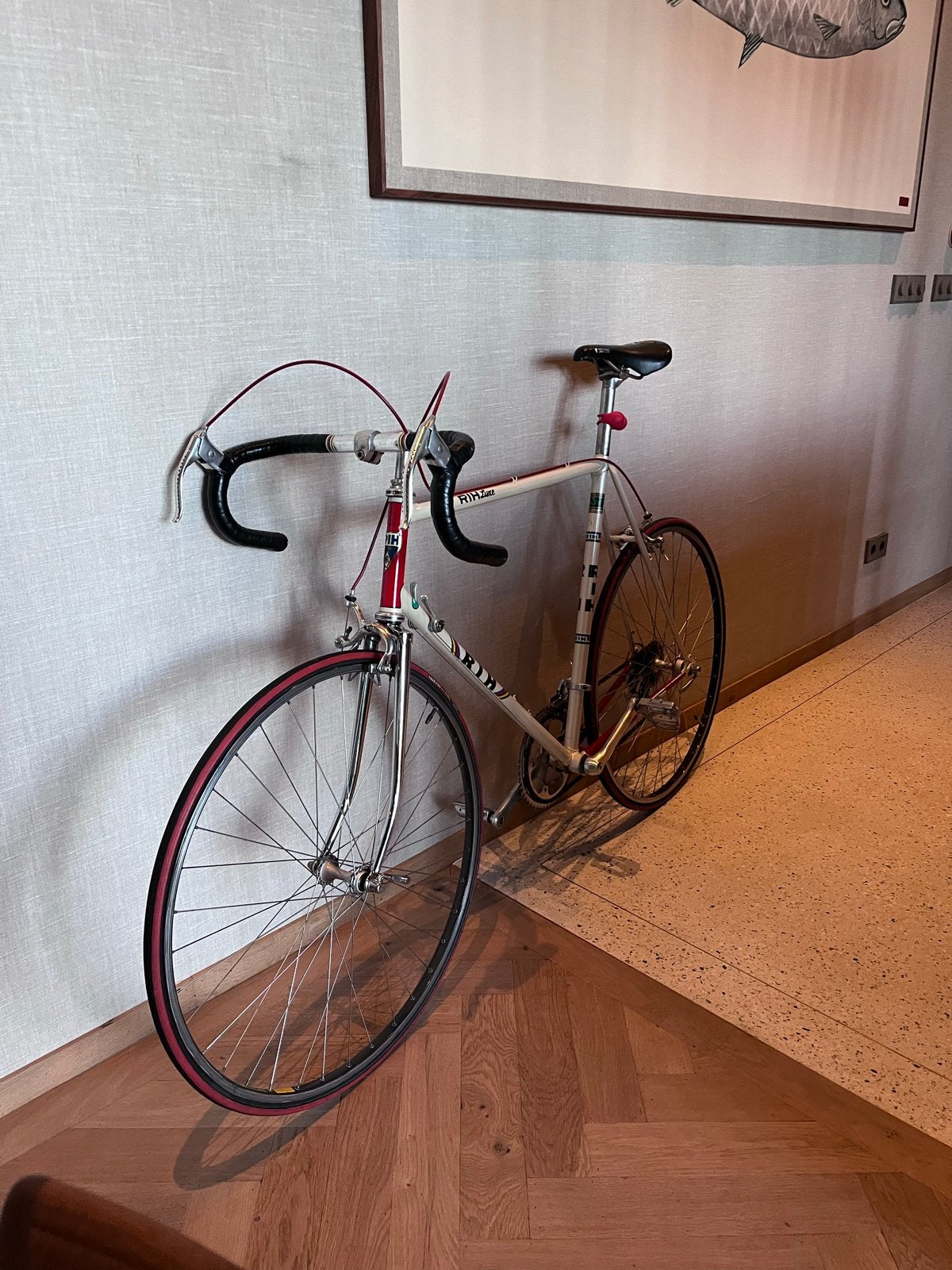 RIH Luxe Vintage Racefiets - Shimano 600 - Mavic 57cm, 28 inch, Gebruikt, 53 tot 57 cm, Ophalen