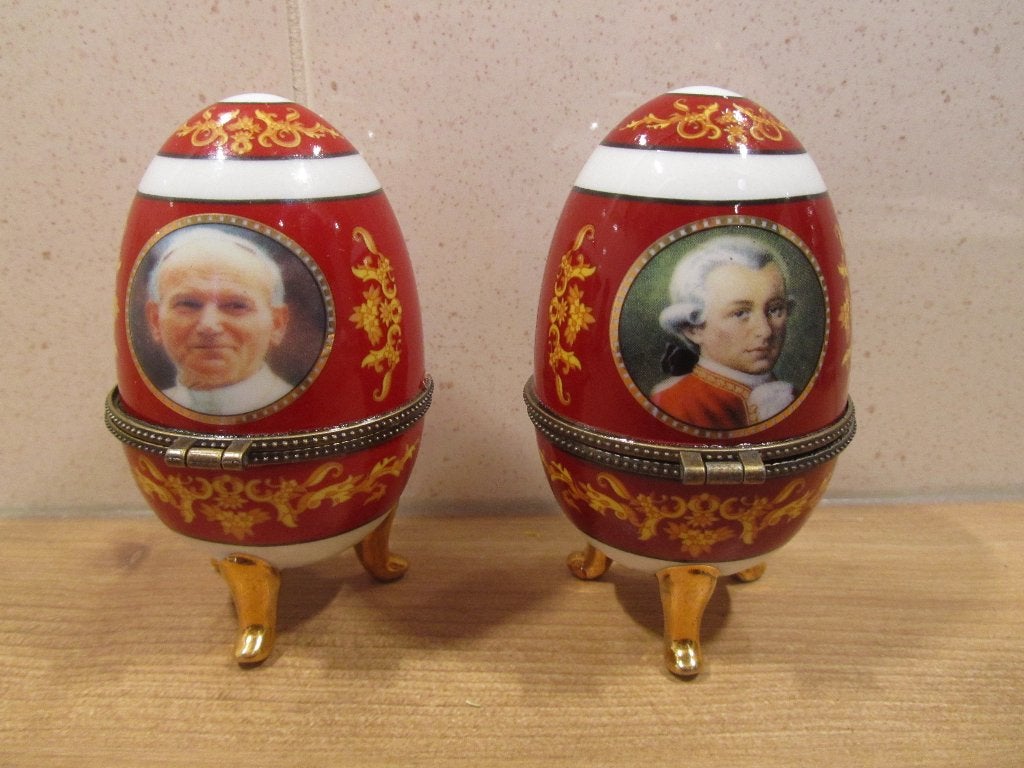 Fabergé style Limoges style ei, Ophalen of Verzenden