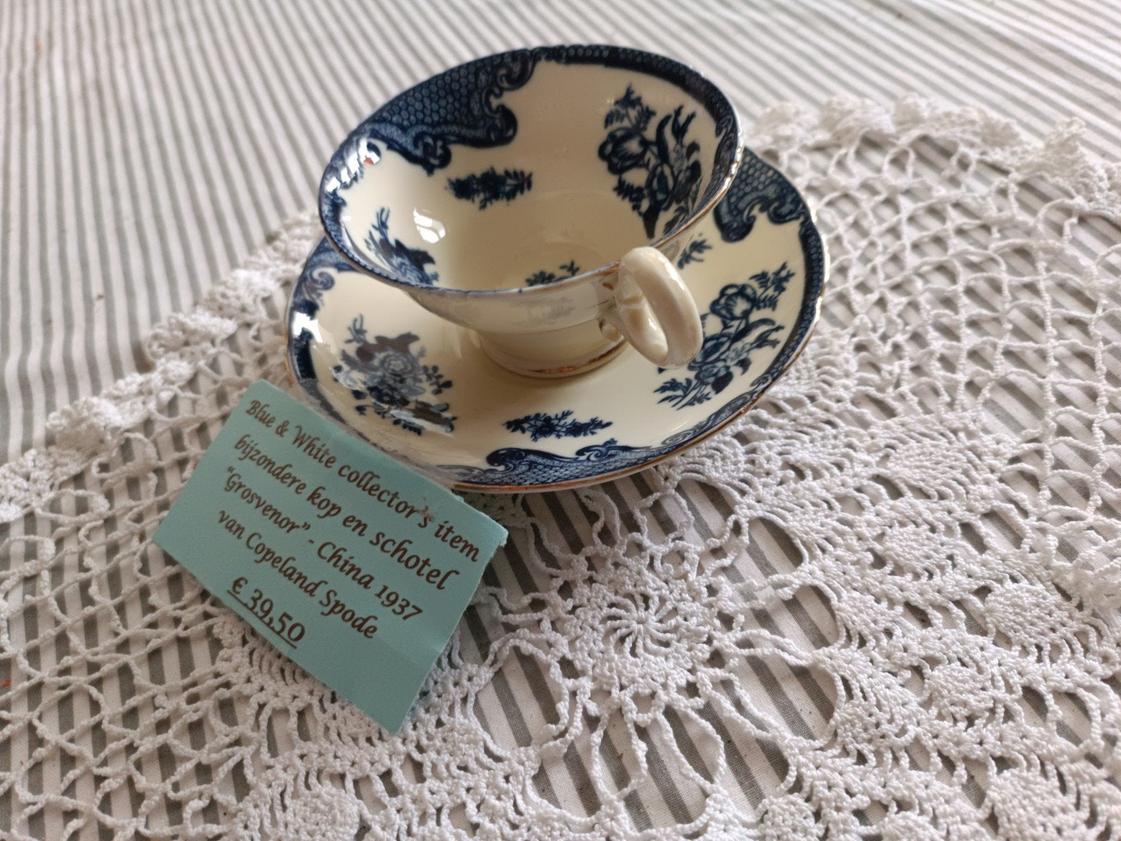 Copeland SPODE Grosvenor China 1937, Antiek en Kunst, Ophalen of Verzenden