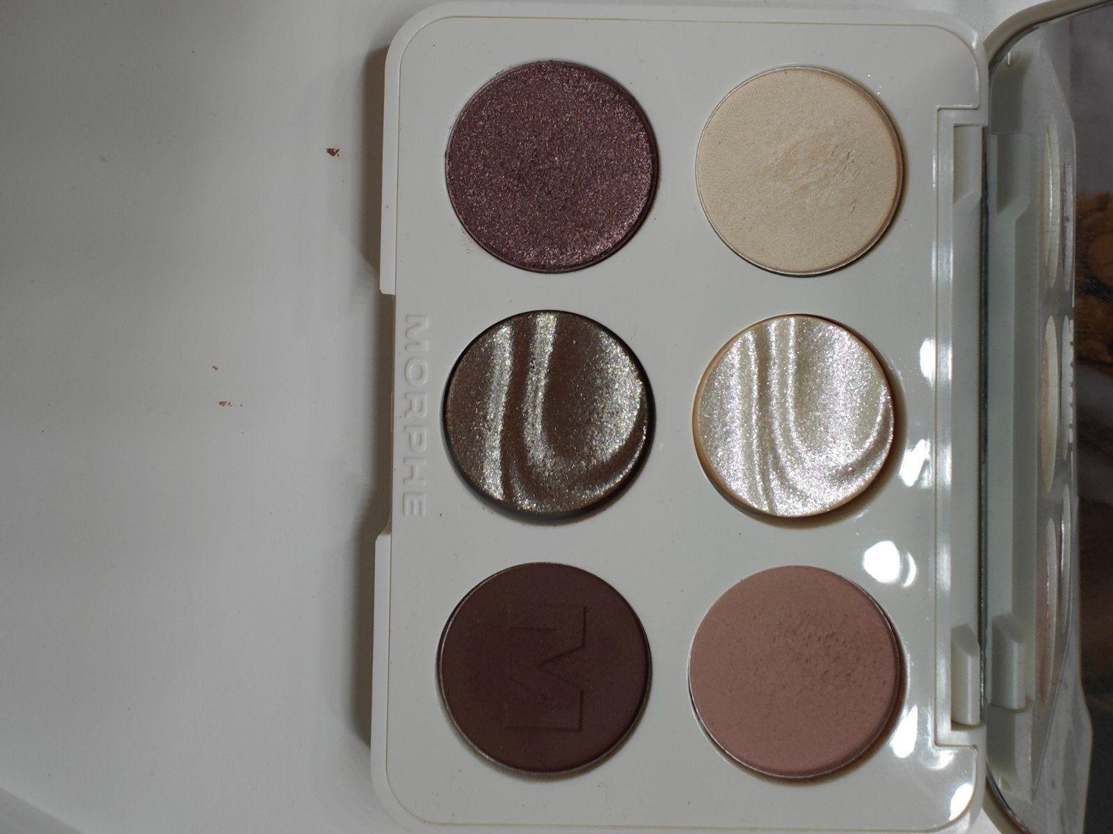 Morphe Rich Glitch oogschaduw palette, Ophalen of Verzenden, Zo goed als nieuw, Ogen, Make-up
