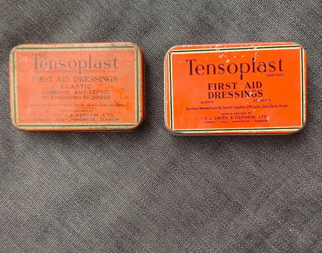 Engelse blikjes First aid, Verzamelen, Militaria | Tweede Wereldoorlog, Verzenden, Landmacht, Engeland, Overige typen