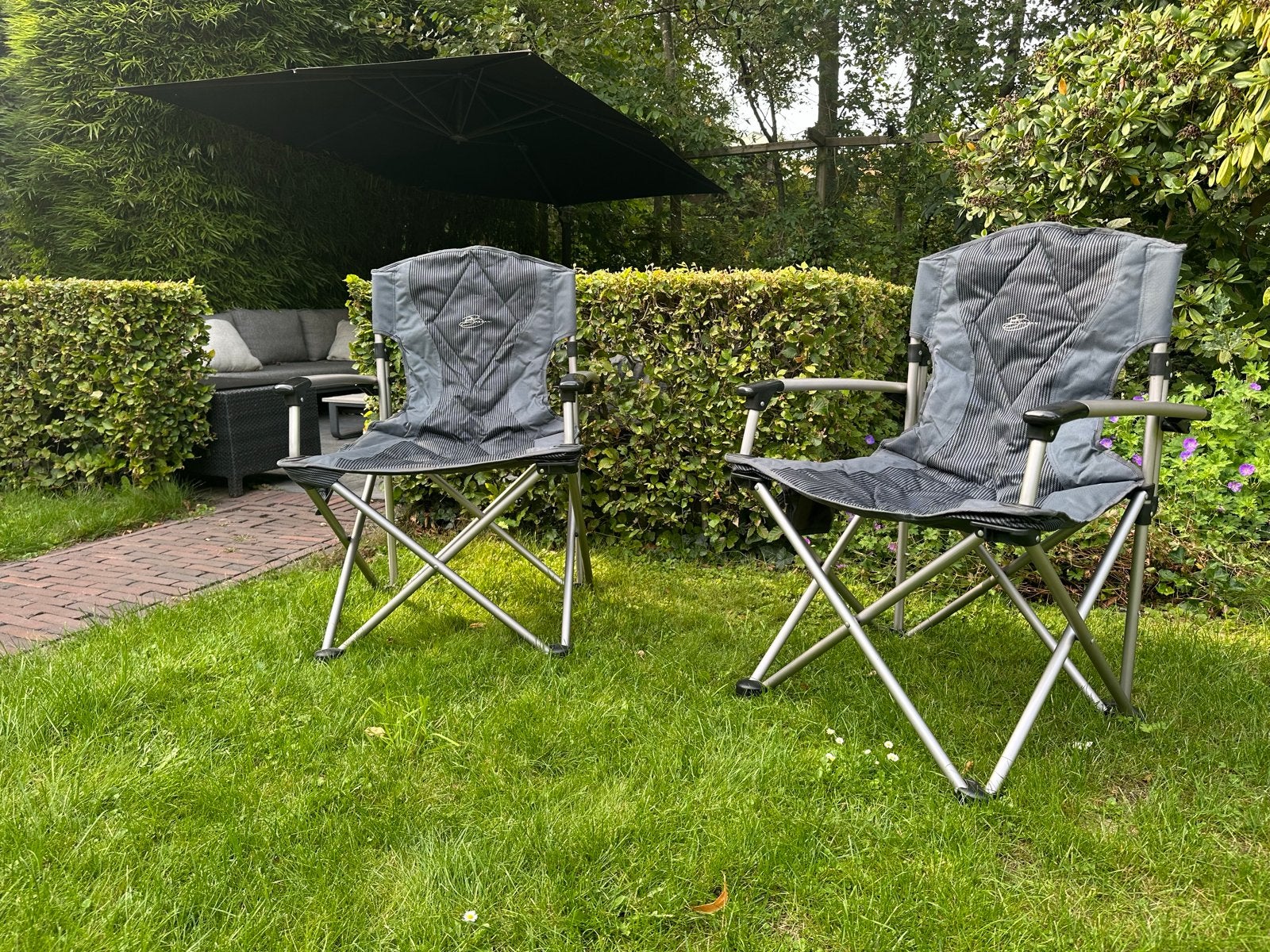 2 Bardani Action Chair Elegance Campingstoelen, Ophalen, Zo goed als nieuw, Campingstoel