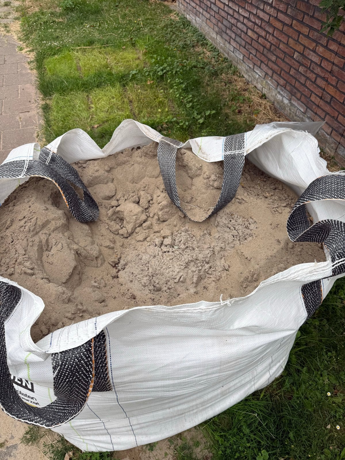 Big bag zand - Ophoogzand/Straatzand, Ophalen, Gebruikt, Straatzand