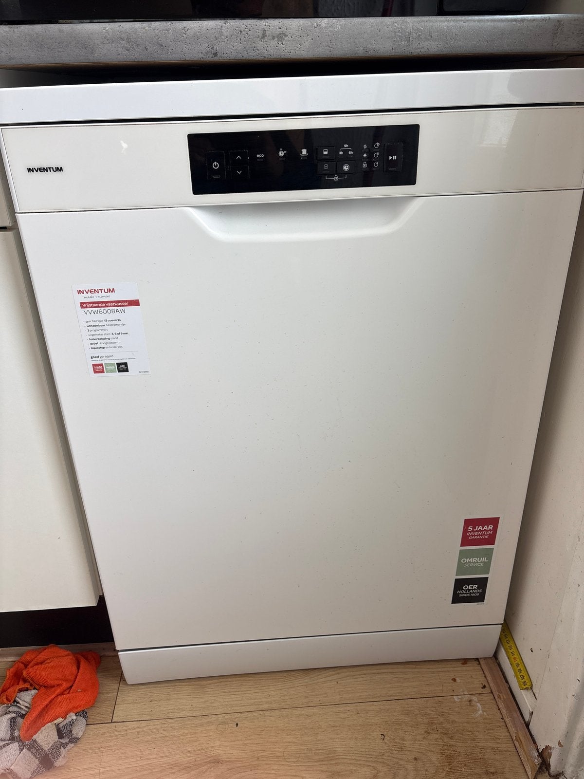 Inventum VW6008AW Vaatwasser - Zo goed als nieuw