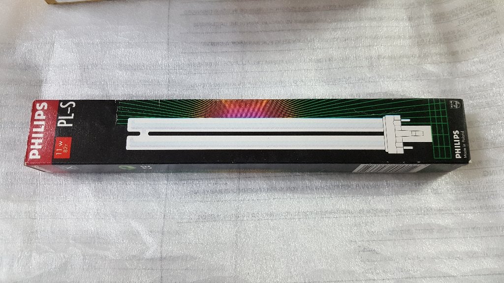 Philips GE Spaarlamp PL-S 11 Watt NIEUW in doos van 10 Stuks, Ophalen of Verzenden, Nieuw, Spaarlamp