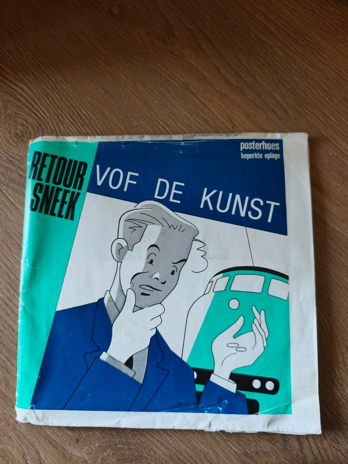 Vof de Kunst - Retour Sneek / Tweede Hart (7 inch single), Gebruikt, 7 inch, Ophalen of Verzenden, Pop