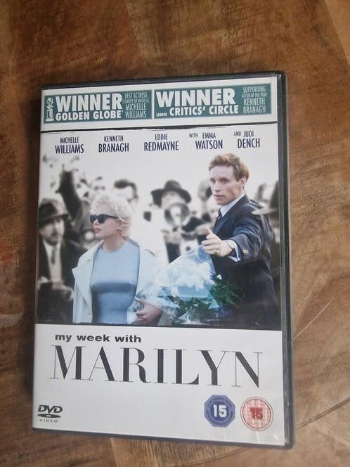 My Week with Marilyn DVD - Historisch Drama, Cd's en Dvd's, Vanaf 16 jaar, Historisch of Kostuumdrama, Nederlands, Ophalen of Verzenden