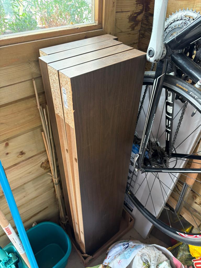 Vier IKEA Lack wandplanken, Ophalen, Gebruikt